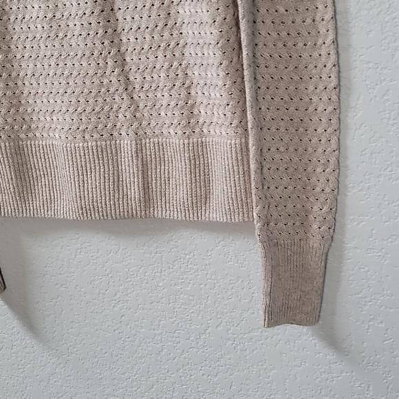 American Eagle Nwt Light Brown Knit Sweater - Picture 2 of 7